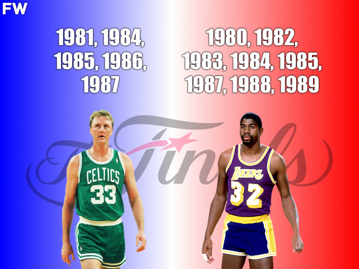 Magic Johnson And Larry Bird Dominated The 1980s, Played In Every NBA  Finals Of The Decade - Fadeaway World