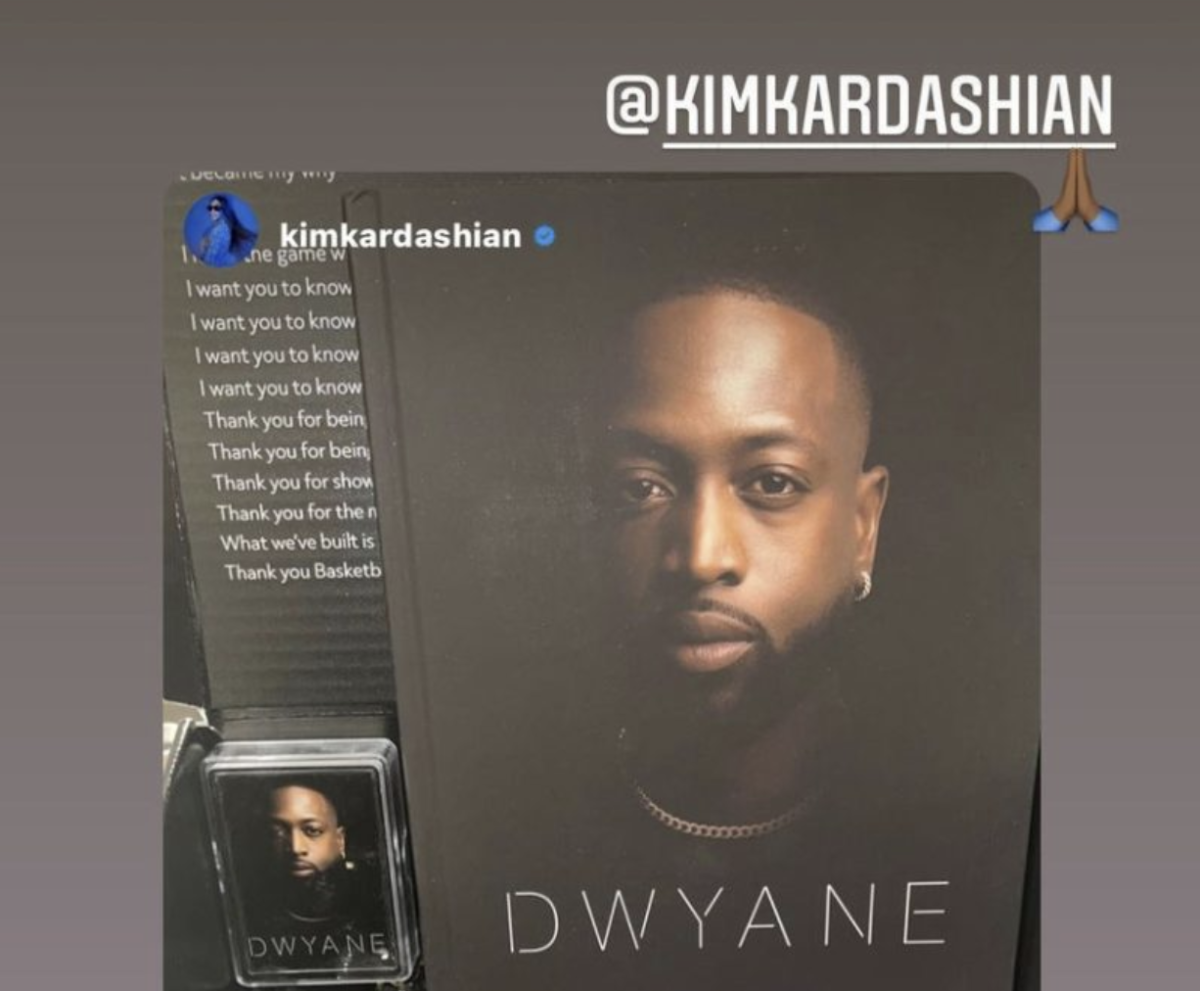 Kim Kardashian Gives Dwyane Wade A Shoutout After Reading His New Book