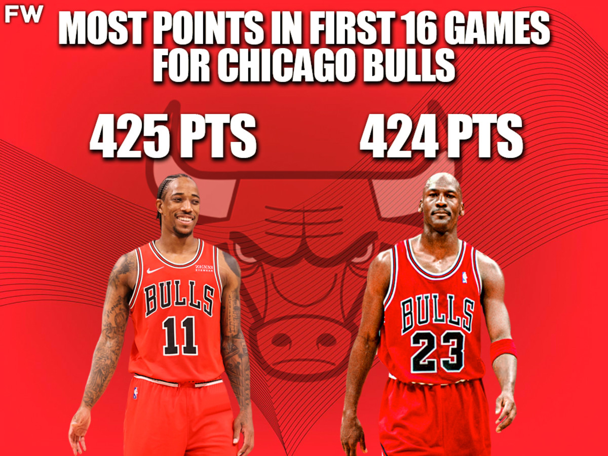 DeMar DeRozan Broke Michael Jordan's Record For Most Points In First 16 Games For The Chicago Bulls
