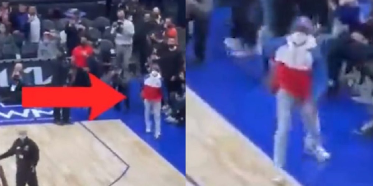 NBA Fans Think Mysterious Person Had A Weapon During LeBron James-Isaiah Stewart Scuffle