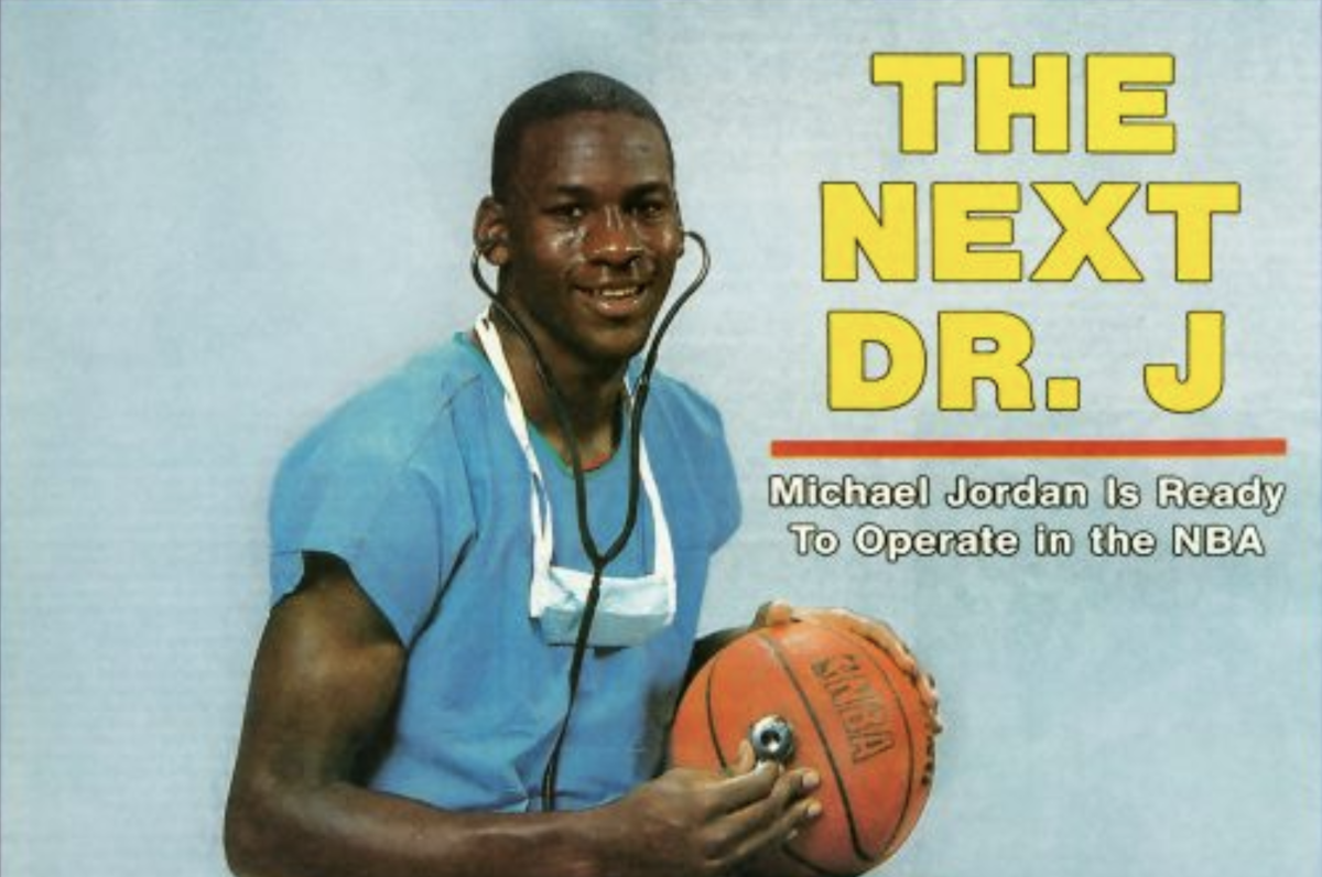 Michael Jordan Was Dubbed “The Next Dr. J” In Magazine Cover As A Rookie