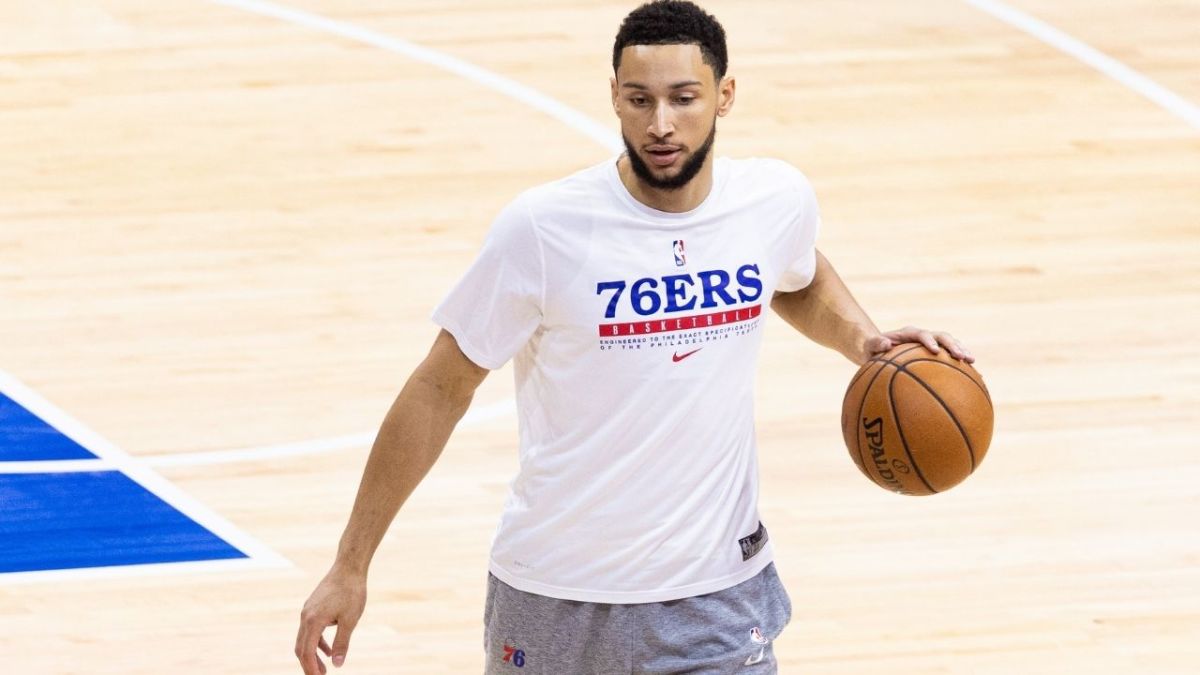 Ben Simmons Spotted Working Out At Wells Fargo Center Before 76ers-Timberwolves Game