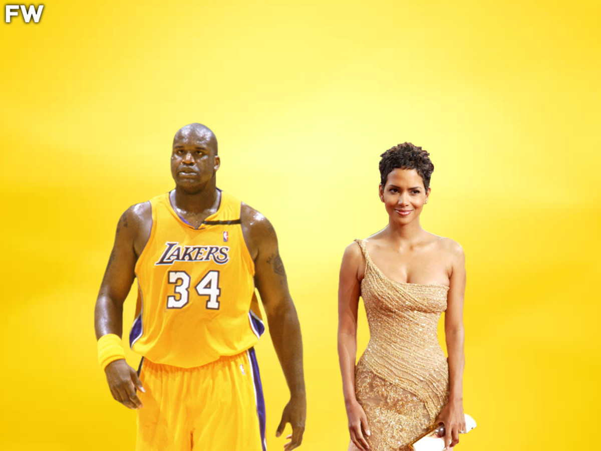 Shaquille O'Neal Tried To Impress Halle Berry During A Lakers Game: "She Is Here To Watch Me. Nobody Shoots, Make Sure I Get The Ball."