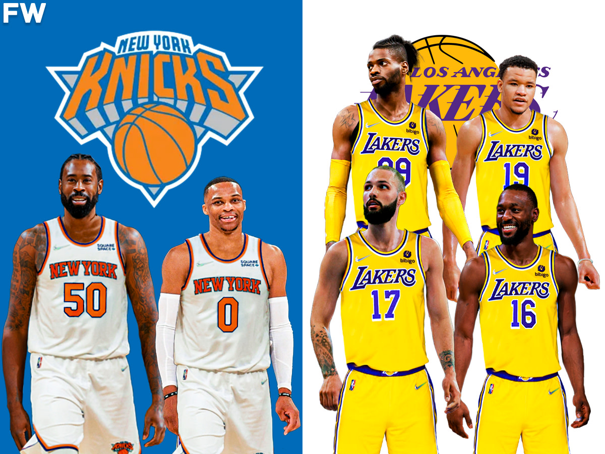Would The Knicks Accept This Trade Offer From The Lakers: Russell Westbrook And DeAndre Jordan For Kemba Walker, Evan Fournier, And Kevin Knox