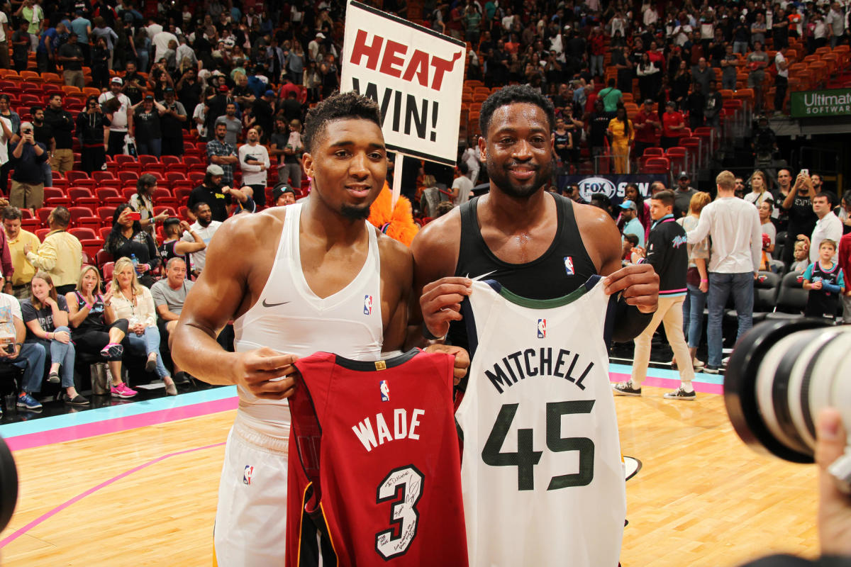 Dwyane Wade To Donovan Mitchell: "Make Sure You Carry Yourself As A Champion So That When You Become One, When You Get That Opportunity, It's Not Foreign To You."