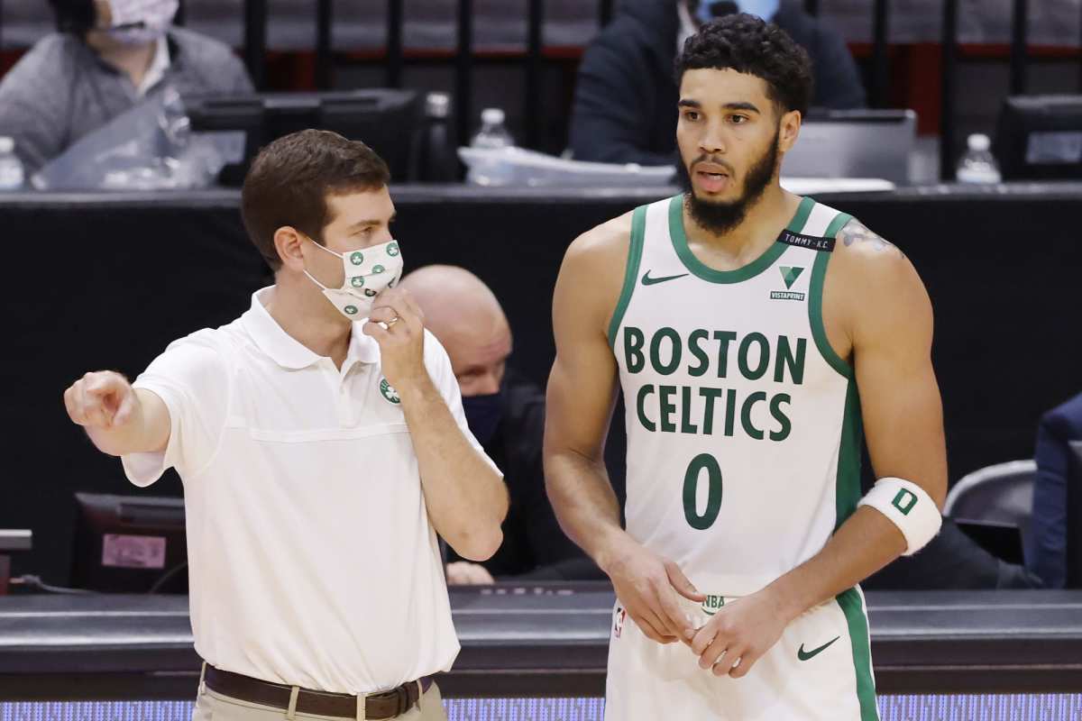 Brad Stevens Responds To Anonymous Coach Saying Jayson Tatum Doesn't Care About Winning: "I Thought That Quote Was Absolutely Ridiculous, To Be Honest."