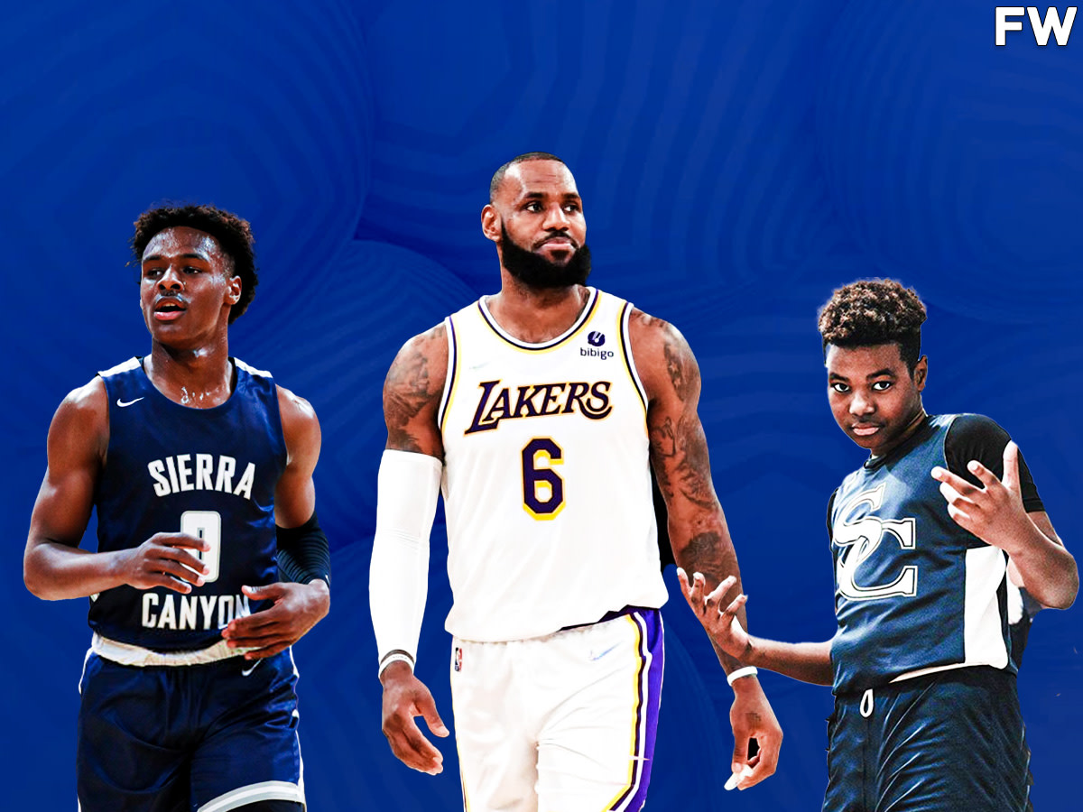 LeBron James Posts A Message About His Sons Bronny And Bryce's Highlights: "Hawk & Animal Ain’t Messing Around!"