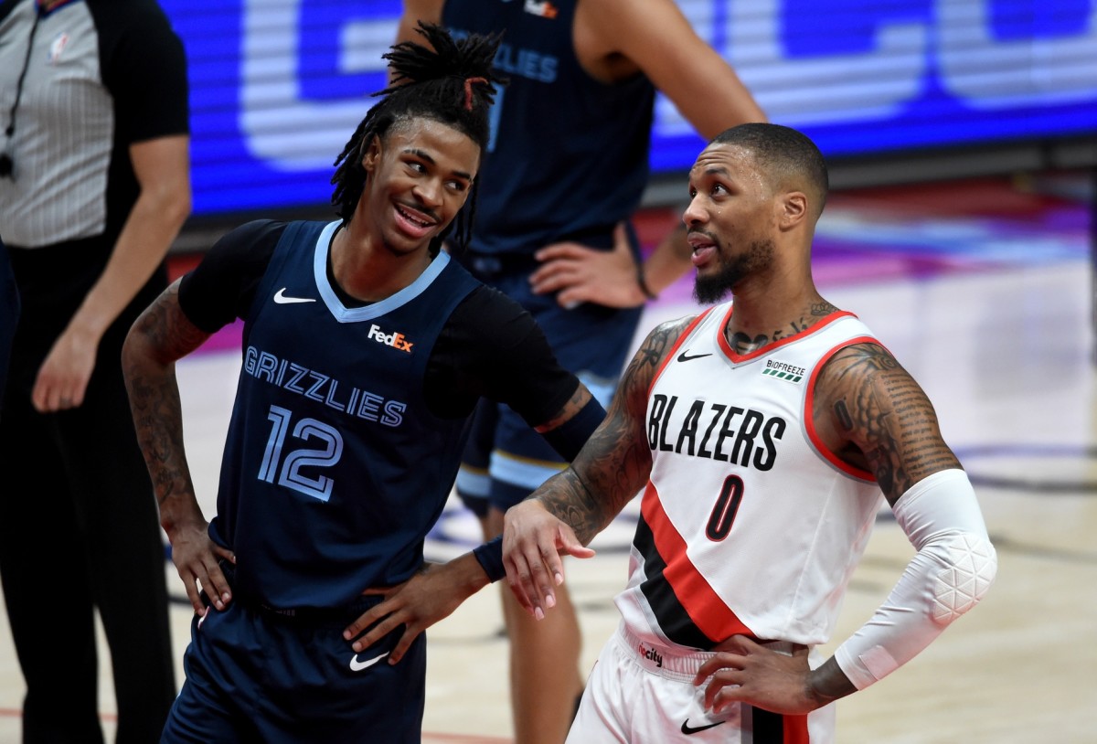 Damian Lillard Thinks Ja Morant Is The Young Player That's Most Like Him: "I Connect With Him."