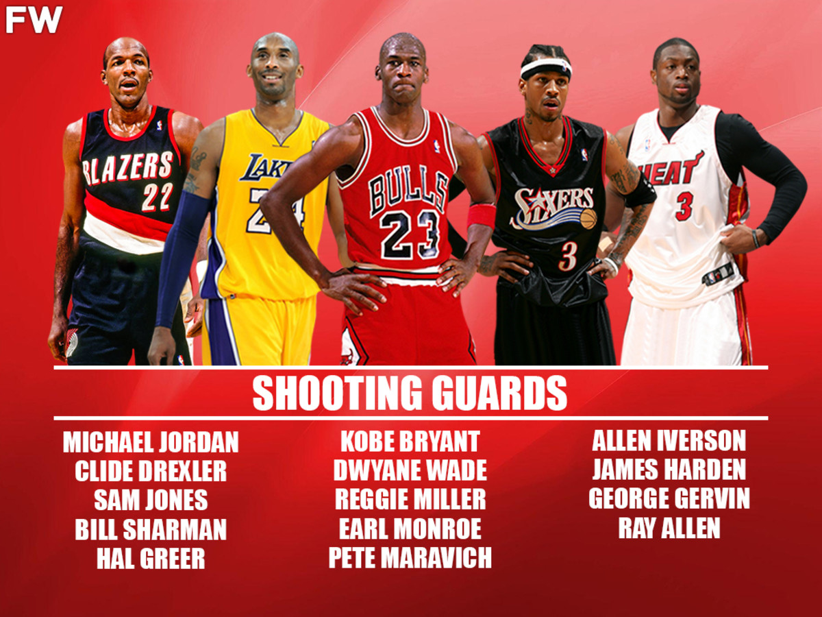 NBA 75 shooting guards