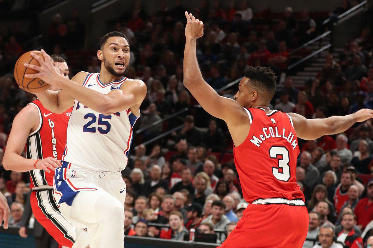 The Philadelphia 76ers Are Not Interested In A Ben Simmons-CJ McCollum Trade