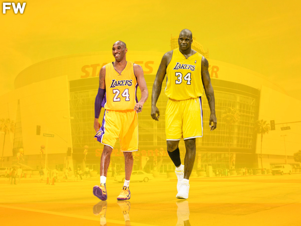 Shaquille O'Neal Says The Staples Center 'Belonged To Shaq And Kobe, Forever.'