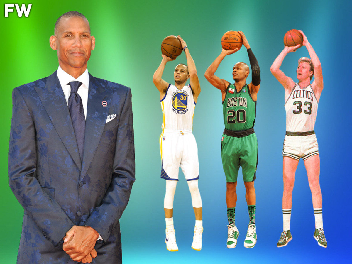 Reggie Miller On Kids Trying To Copy Steph Curry, Ray Allen, And Larry Bird: "Don’t Try To Shoot Like Steph Curry Or Ray Allen Or Larry Bird. Everyone Has A Unique Follow-Through, A Unique Release Point. Do What Works For You."