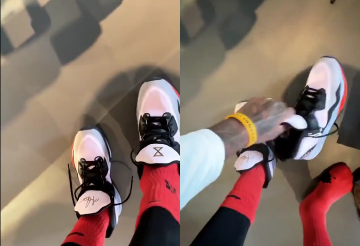 Kyrie Irving Posts A Video Wearing Basketball Sneakers Amid Rumors Suggesting He Could Return To The Court Soon