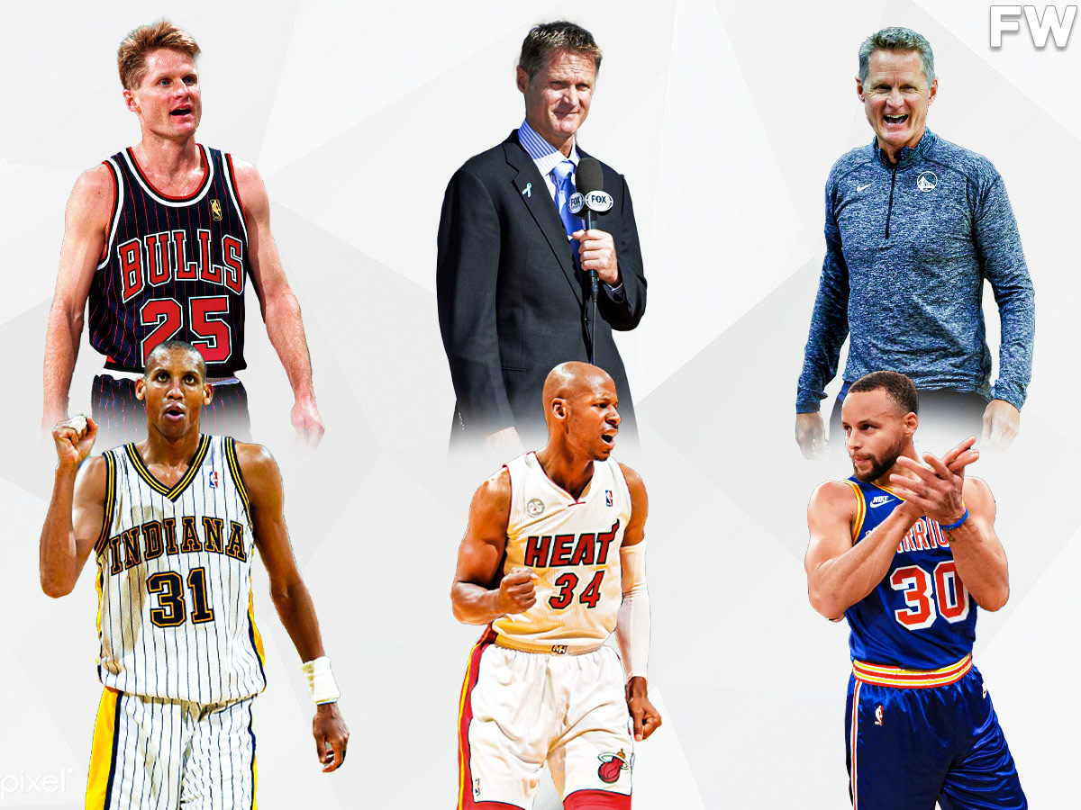 Steve Kerr Was There When Reggie Miller, Ray Allen And Stephen Curry Each Broke The 3PT Record