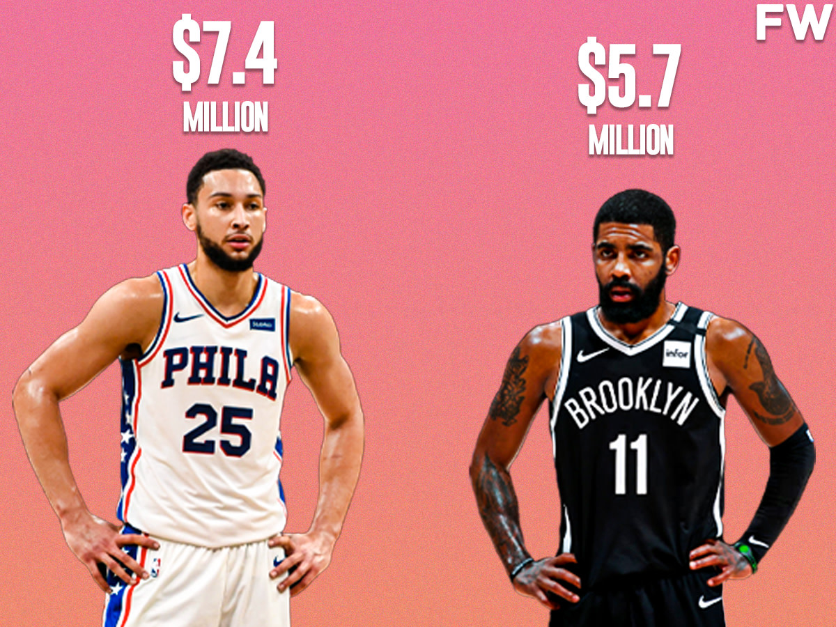 Ben Simmons And Kyrie Irving Have Lost Over $13 Million Combined Due To Fines This Season