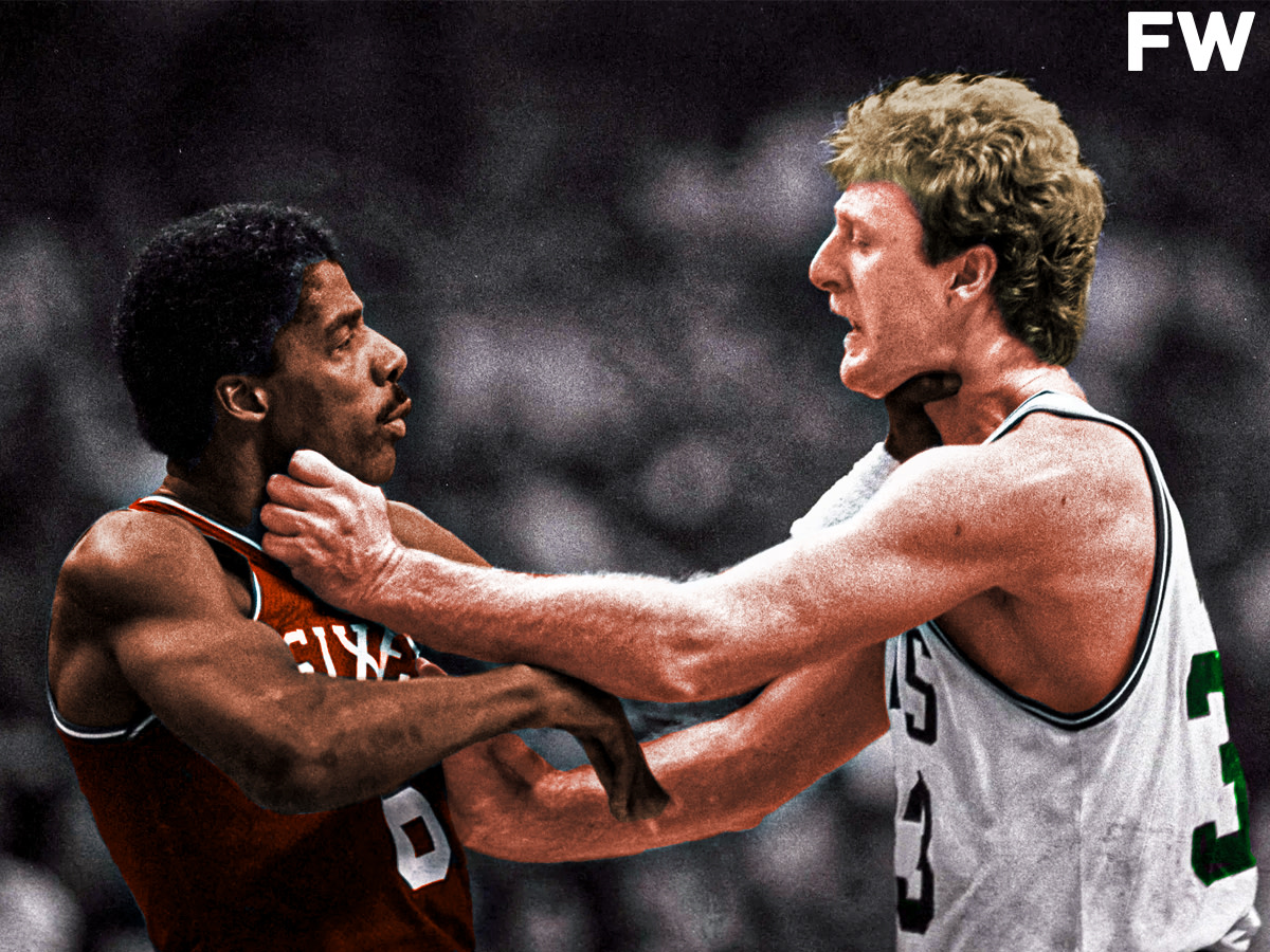 Referee Reveals What Larry Bird Told Julius Erving Before Infamous Brawl: "Aren’t You Gonna Guard Me?"