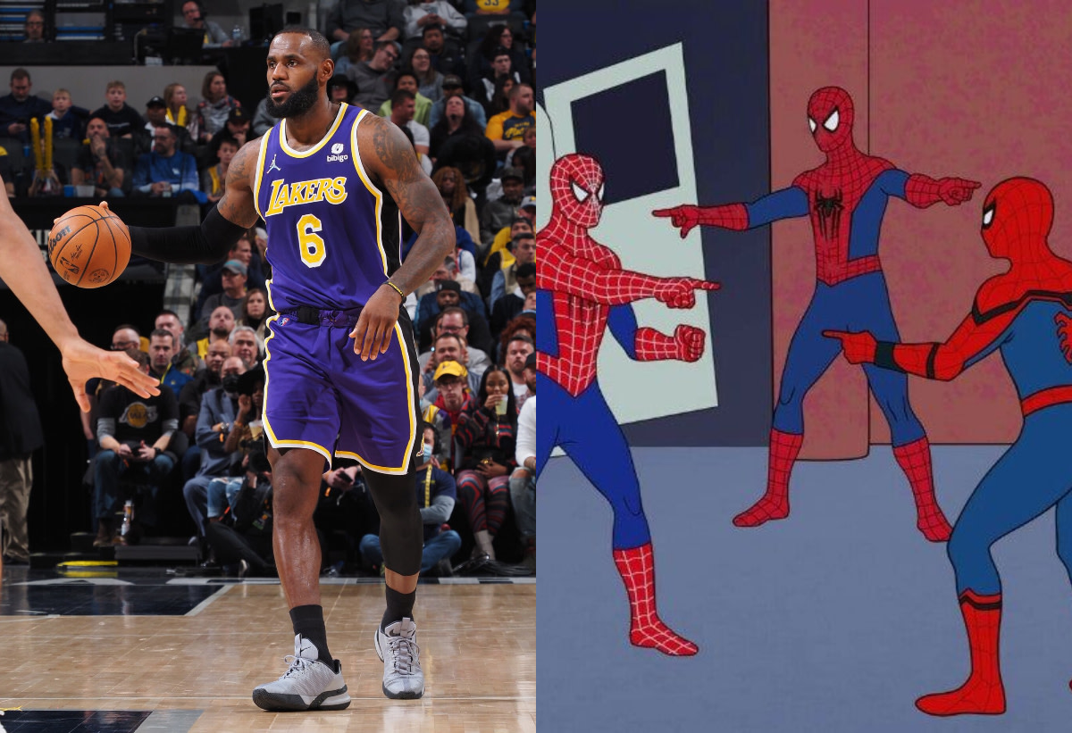 LeBron James Posts The Spider-Man Meme On Instagram Comparing COVID-19 To Common Flu