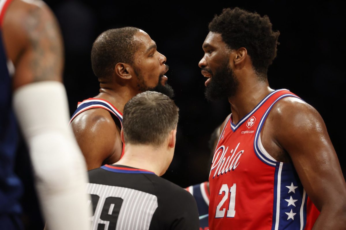 Kevin Durant On Whether Joel Embiid Said Anything That Crossed The Line During Their Confrontation: "Nah, He Ain't Really Say Nothing."