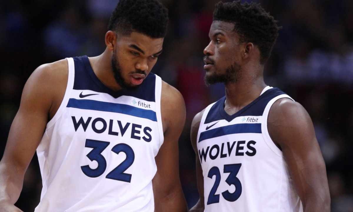 Karl-Anthony Towns Says He Appreciated His Time Playing With Jimmy Butler Despite Their Beef: "We Went To The Playoffs And I Got To Enjoy It With My Mom. That's Irreplaceable. F**k All The Character Shit."