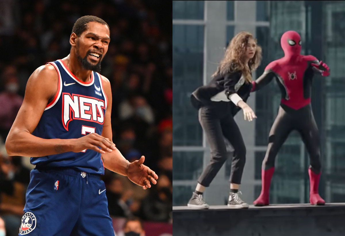 Kevin Durant Reveals He Hasn't Watched The New Spider-Man Movie: “I Haven’t Been Able To Get To The Theaters, I Don’t Know If It’s Safe.”