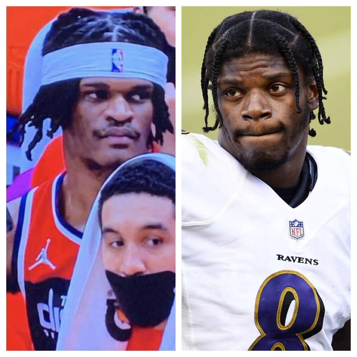 Wizards Player Alize Johnson Is Tired Of Jokes About Him Looking Like Ravens Quarterback Lamar Jackson: "Can I Live My Life, I Might Have To Go Bald"