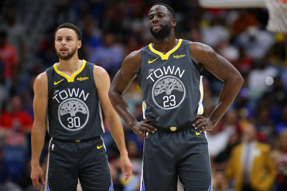Draymond Green Is Not Worried About Stephen Curry’s Shooting Slump: “There’s Probably A 10-For-14 Coming Soon. So, It’s All Good.”