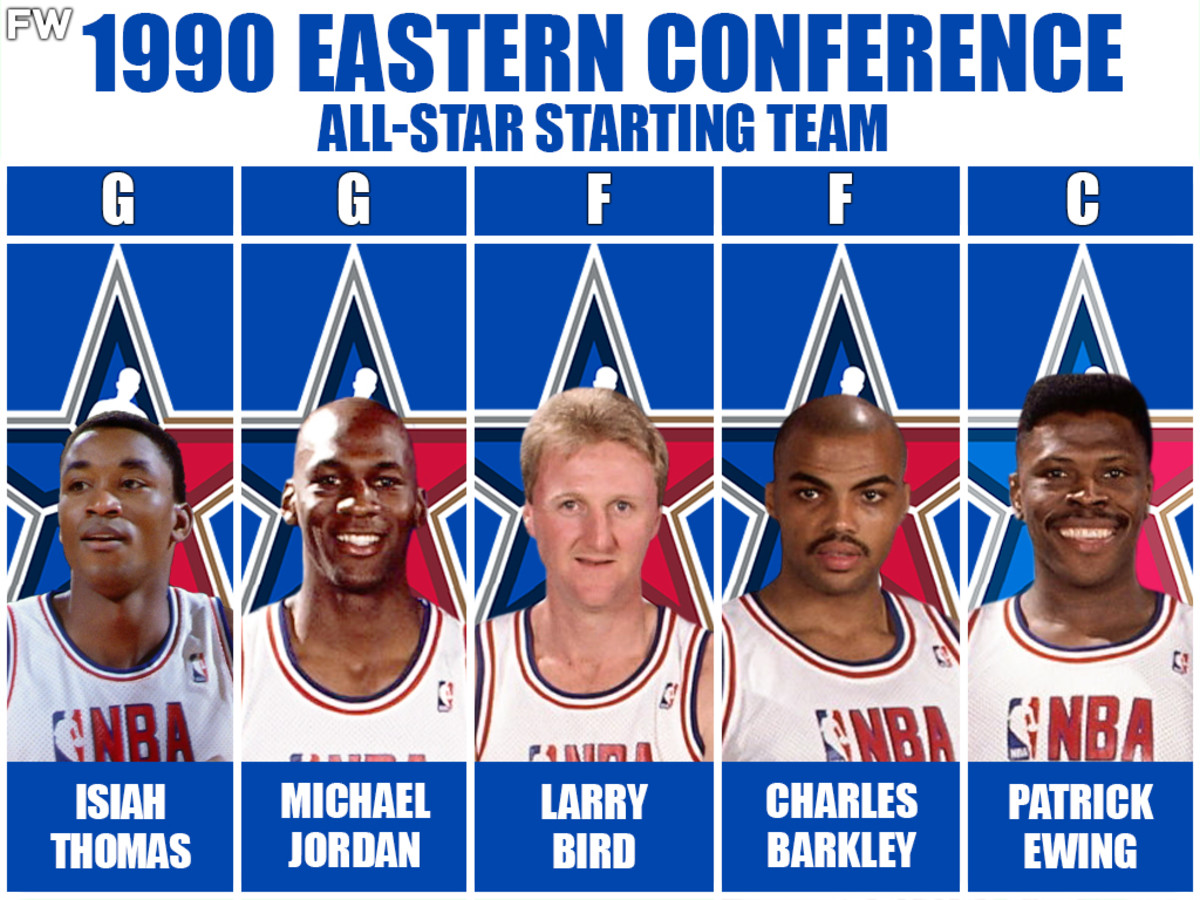 1990 Eastern Conference All-Star Starting Team Was Stacked
