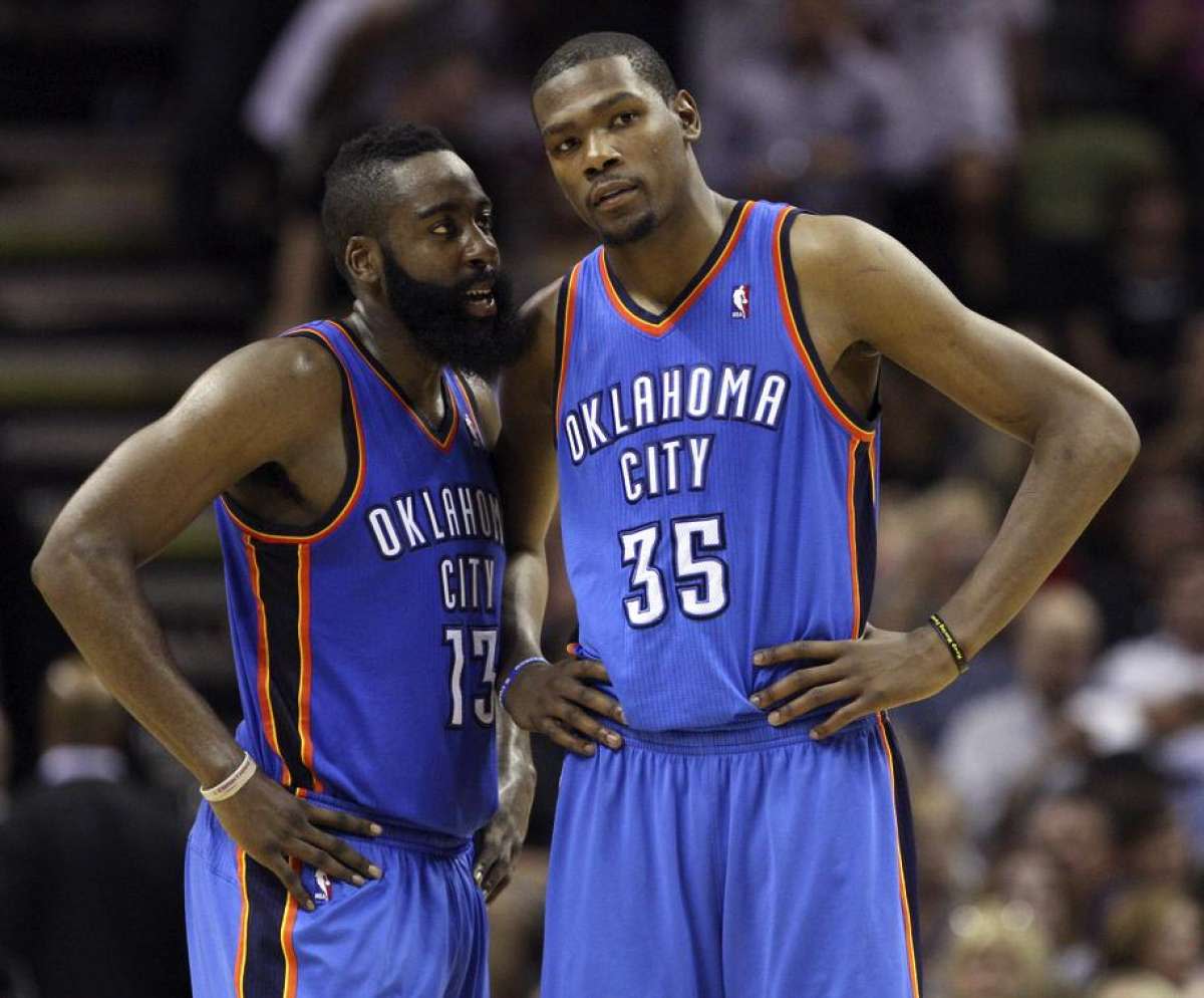 Kevin Durant Explains What James Harden Learned While Playing In Oklahoma City: “It Taught Him The Business Of Basketball, Talking About What Winning Meant.”