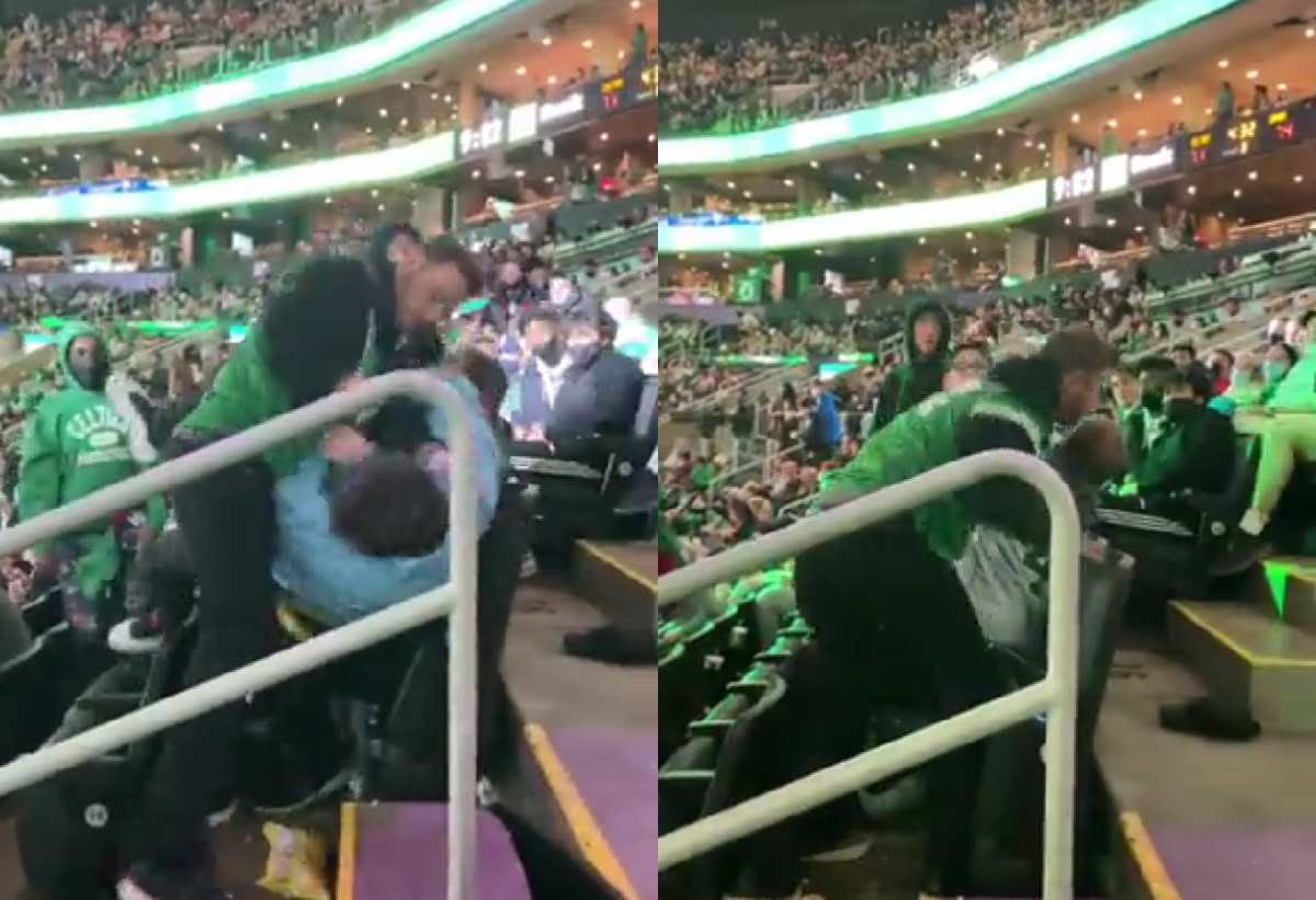Celtics Fans Fought Each Other In The Stands During Loss To San Antonio Spurs