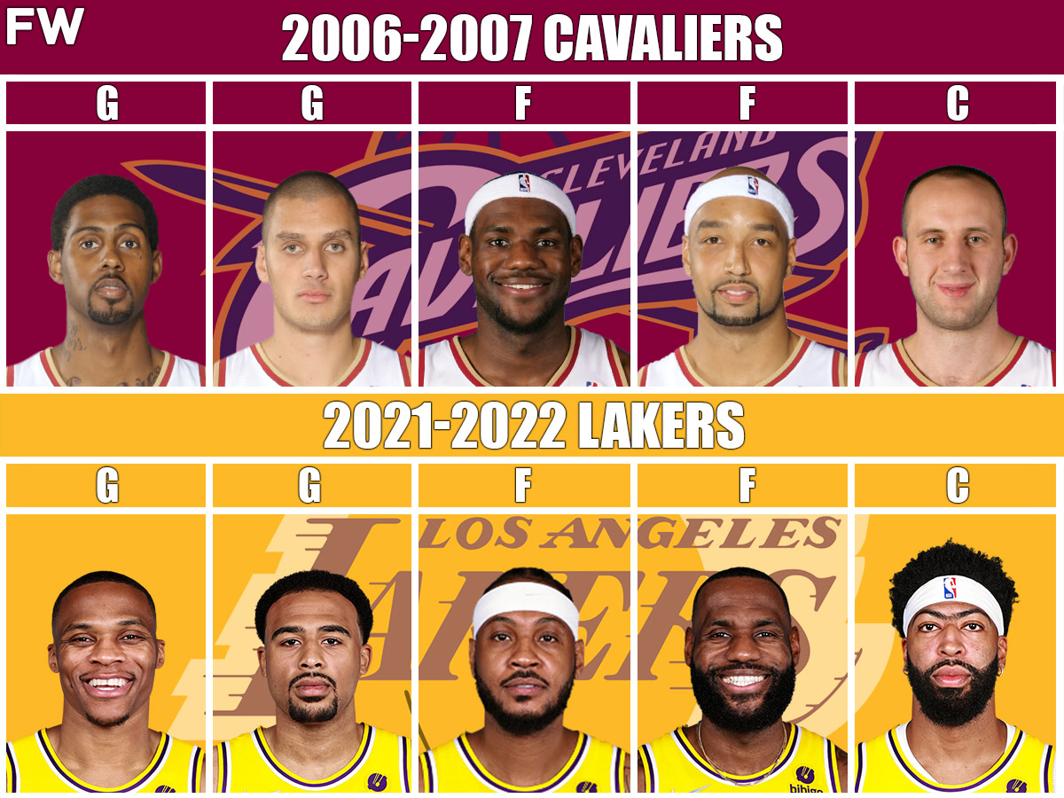 2007 Cleveland Cavaliers vs. 2022 Los Angeles Lakers: Is Young LeBron Better Than Old LeBron?