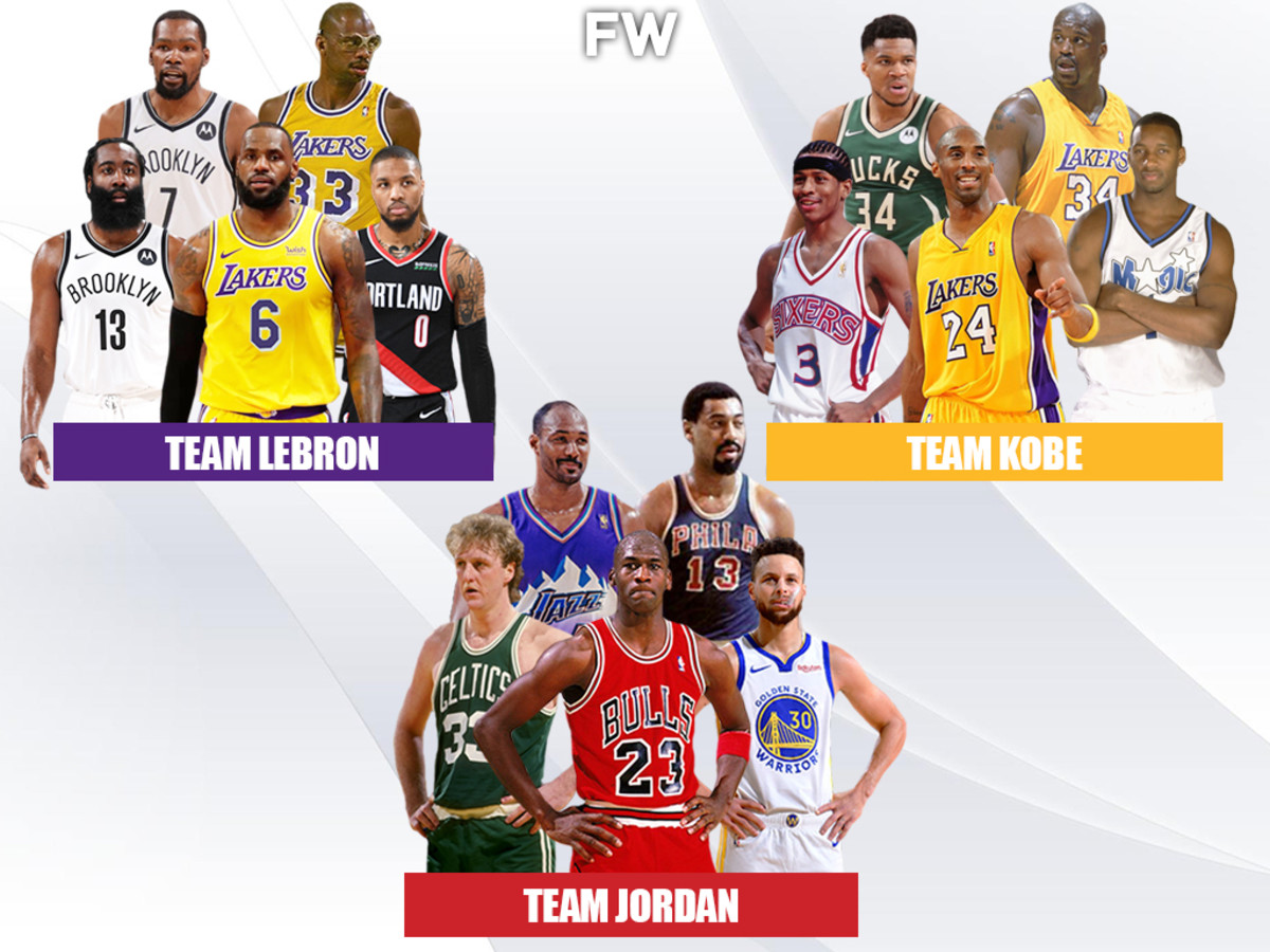 Creating The 3 Best Offensive NBA Superteams Of All Time