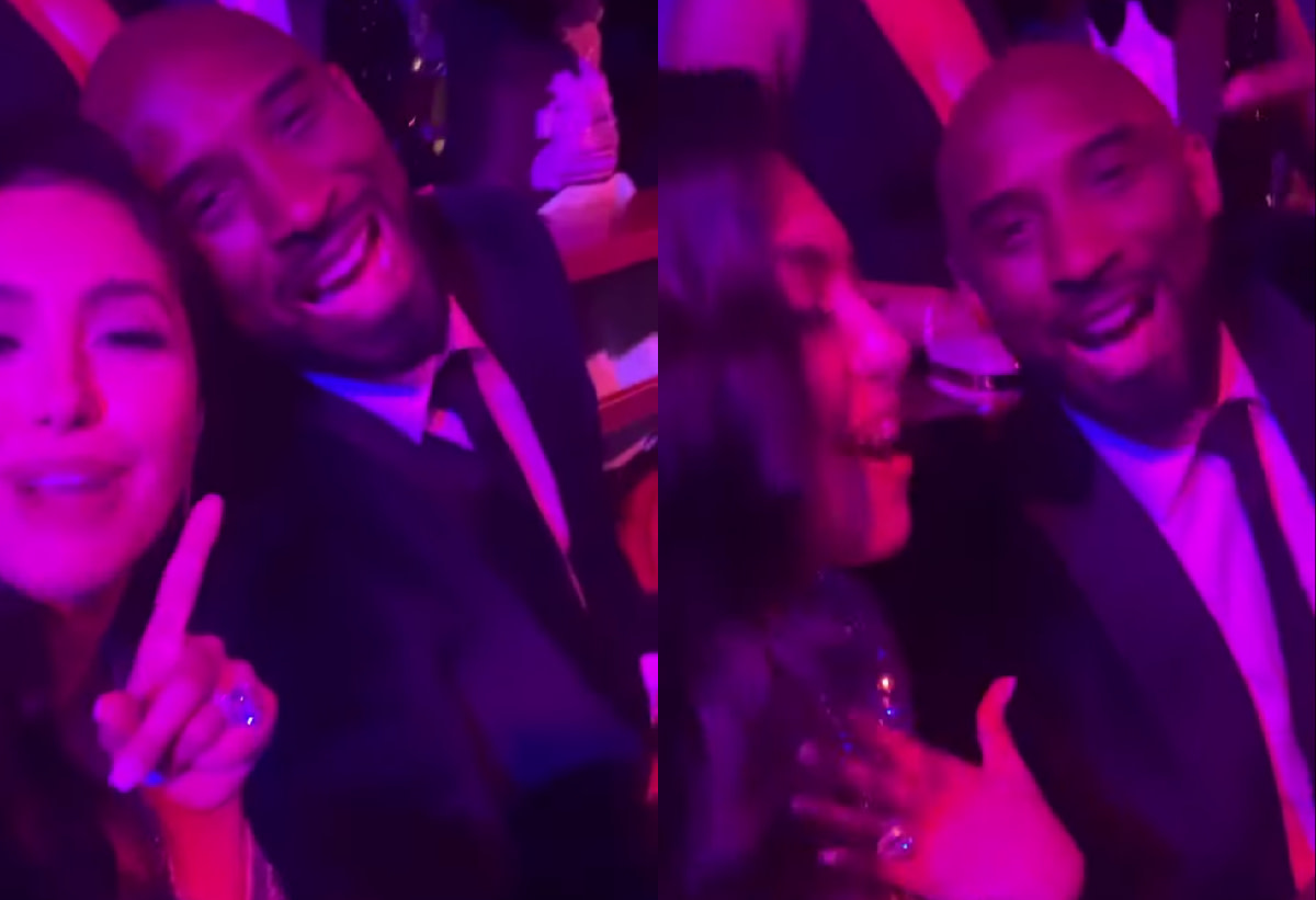 Unseen Footage Shows Kobe And Vanessa Bryant Happily Singing During 2018 Oscars Party