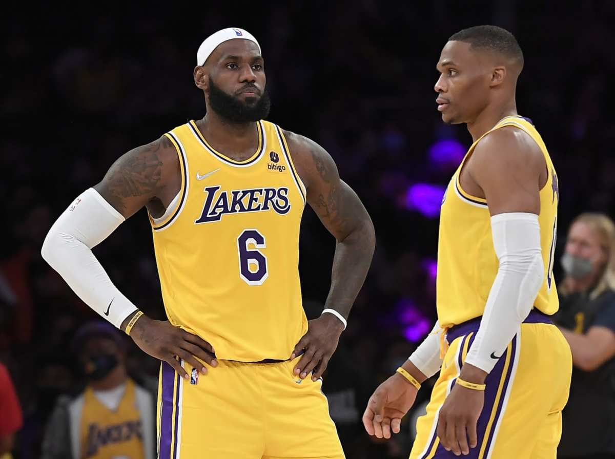 LeBron James Responds To Russell Westbrook's Massive Shooting Slump: "Just Keep Working."
