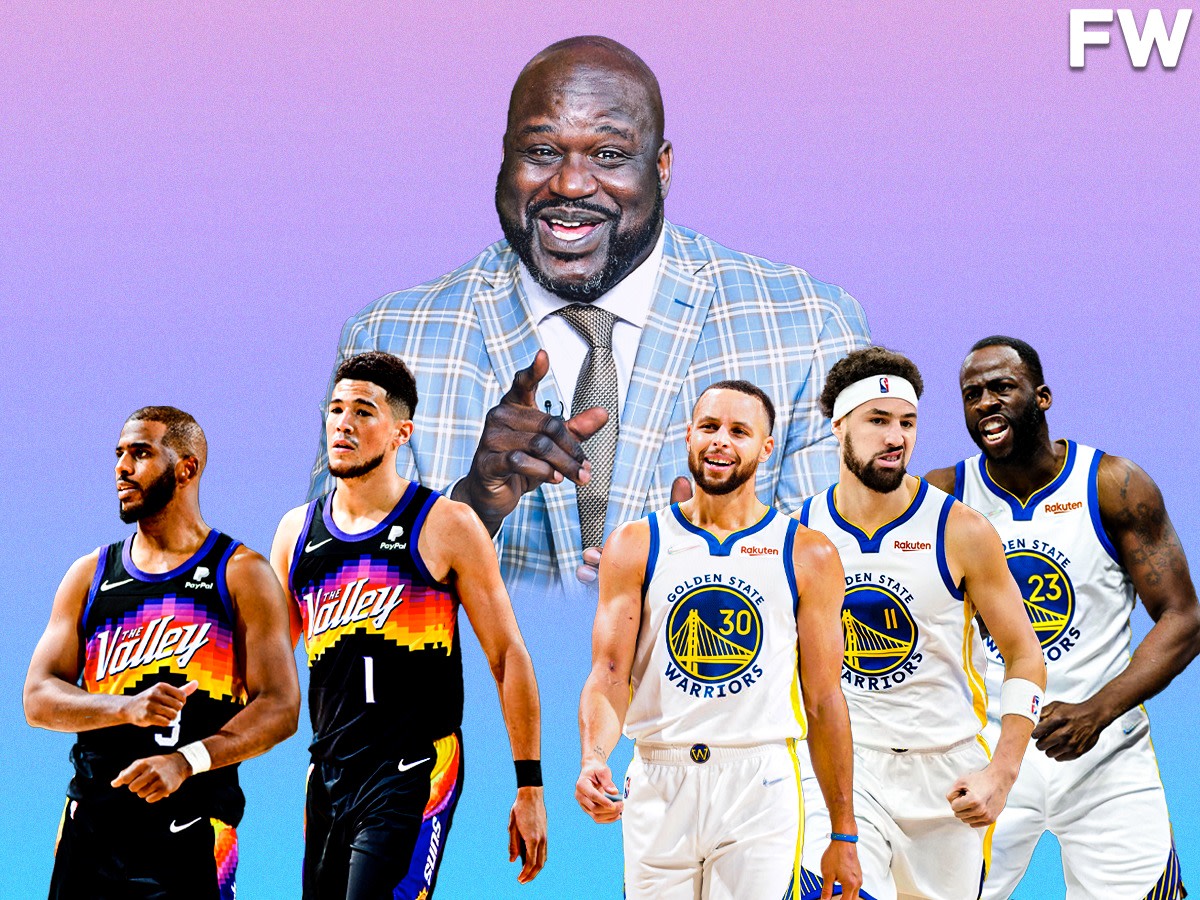 Shaquille O'Neal Says The Suns Don't Stand A Chance vs. Warriors: “If The Suns Beat Golden State I Am Going To Walk Two Blocks With Suns Written On My A**, I’ll Post It Live On Instagram With It”