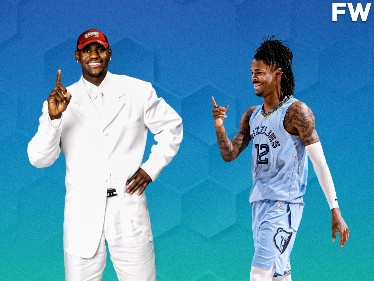 Ja Morant's Hilarious Reaction To LeBron James' Draft Night Suit: "C'Mon Bron... Honestly, The Fit... That's Got To Go With A C."