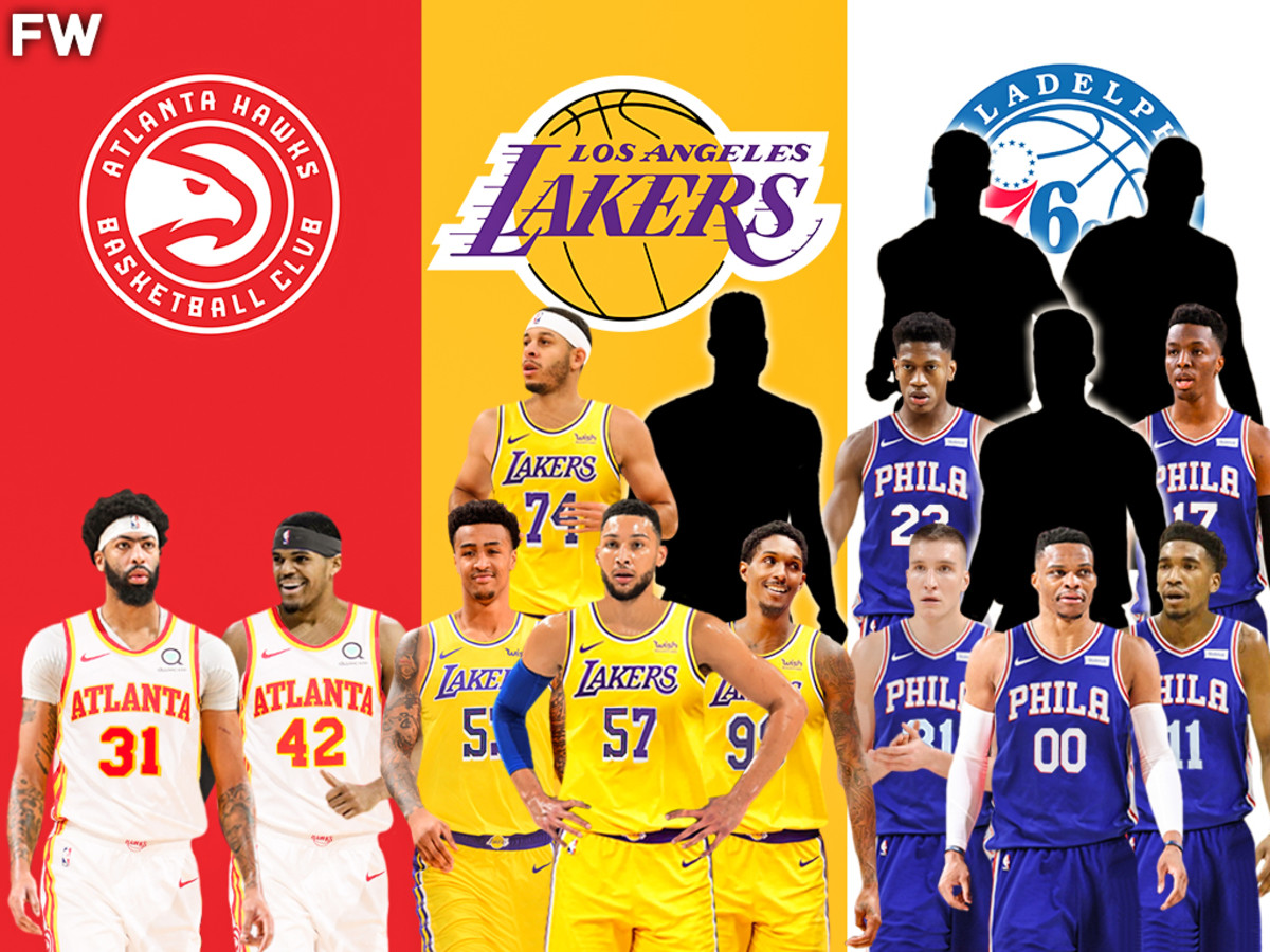 A 3-Team Mega Deal That Would Change NBA Landscape: Ben Simmon And John Collins To Lakers, Anthony Davis To Hawks, Russell Westbrook To 76ers