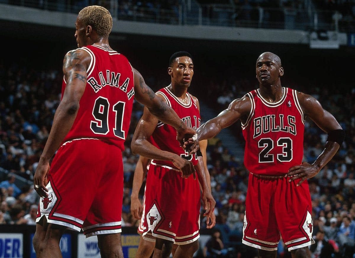 Dennis Rodman On Michael Jordan And Scottie Pippen Beef: "I Lived With Those Guys For Four Years, And I Never Saw That. I Just Think Scottie Is So Hurt, Because He Wants To Get That Recognition With Michael."