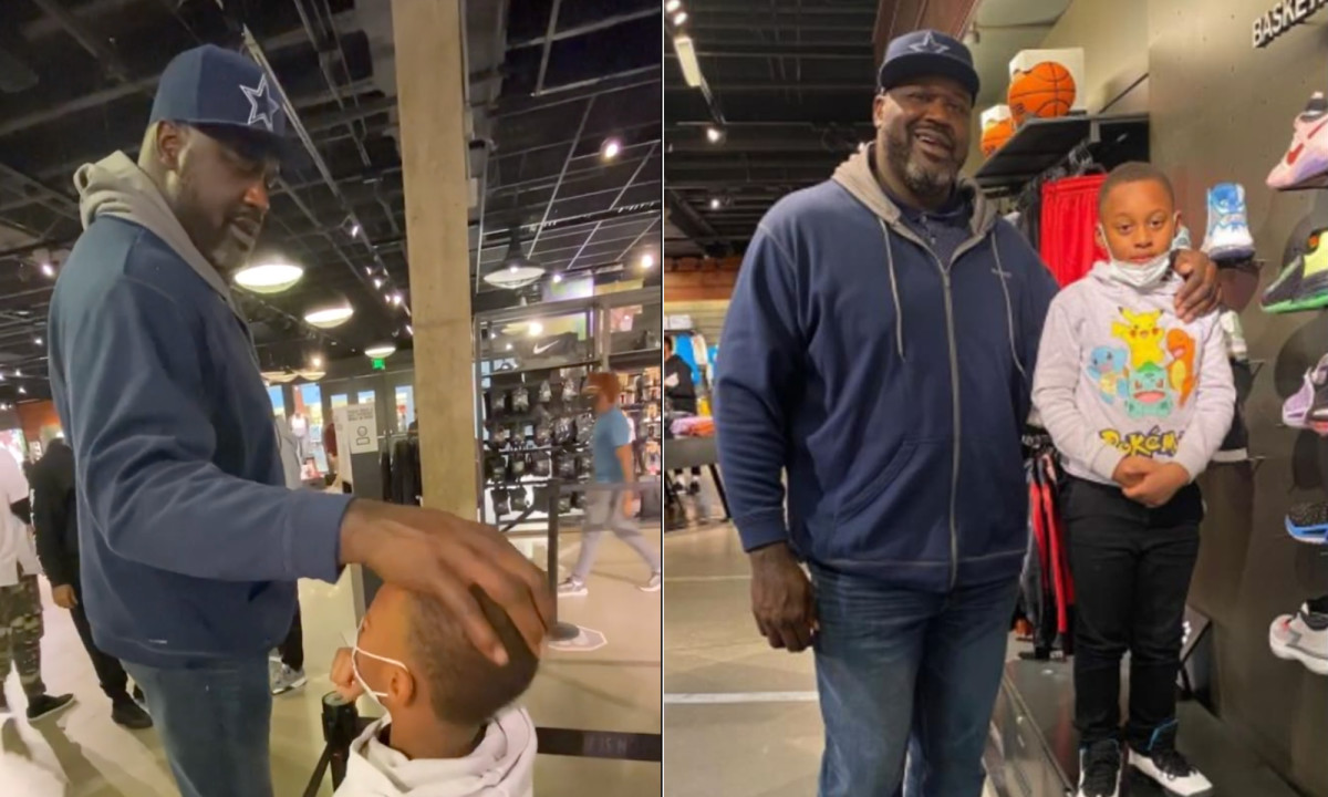 Shaquille O'Neal Saw A Kid Upset Because He Couldn't Buy Shoes, So He Took His Family And Bought Him 2 Pairs Of Shoes