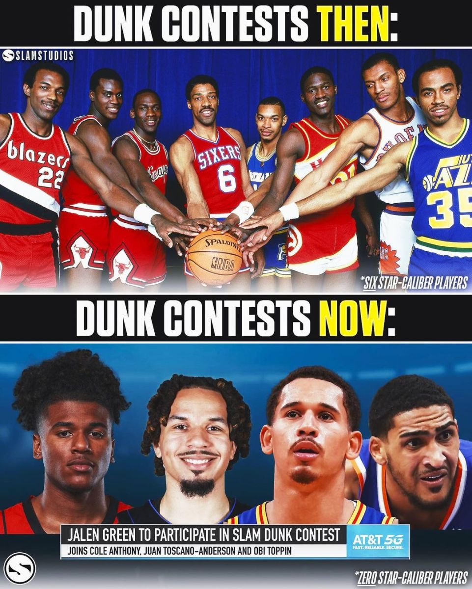The Difference Between 1985 Dunk Contest Participants And 2022 Dunk Contest Participants: From Michael Jordan, Julius Erving And Dominique Wilkins To Jalen Green And Juan Toscano-Anderson