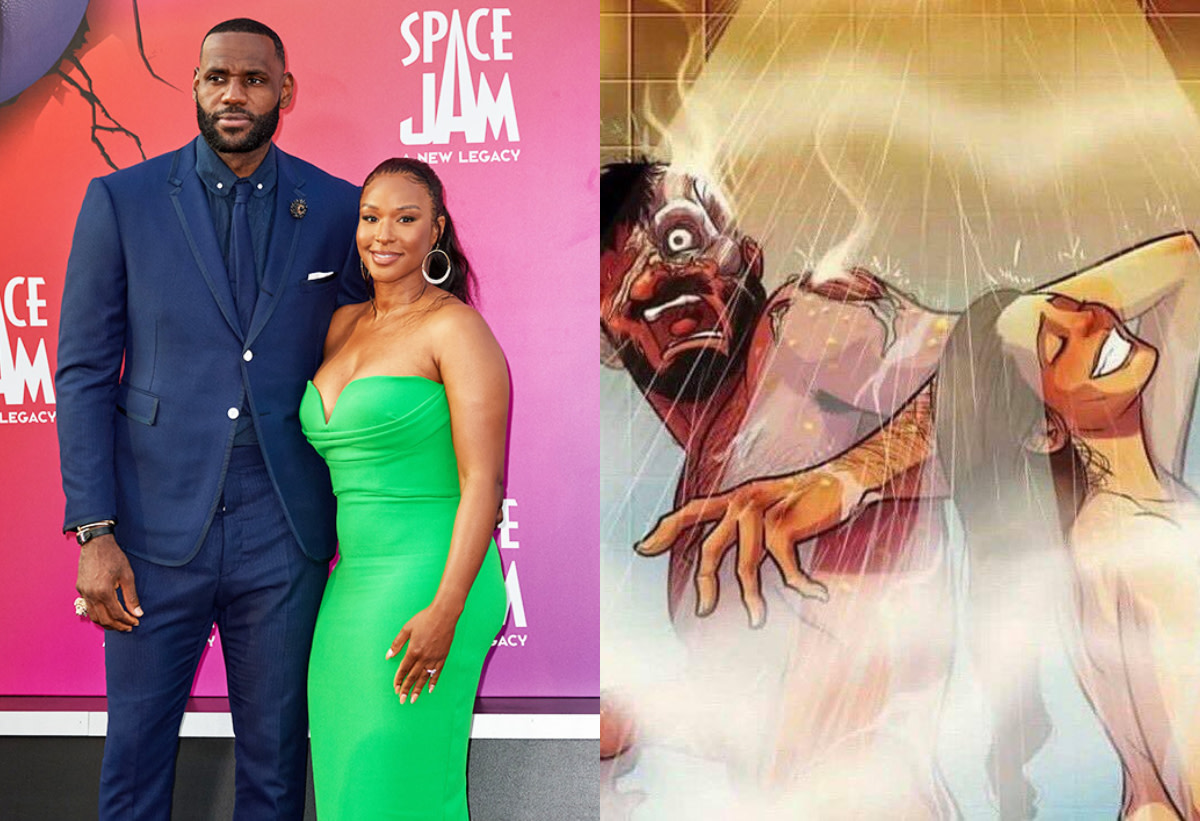 LeBron James Reacts To Viral Meme Of Couple Taking A Really Hot Shower: "Like Got Damn Vannah!!! It’s On Hell In Here. Toast!"