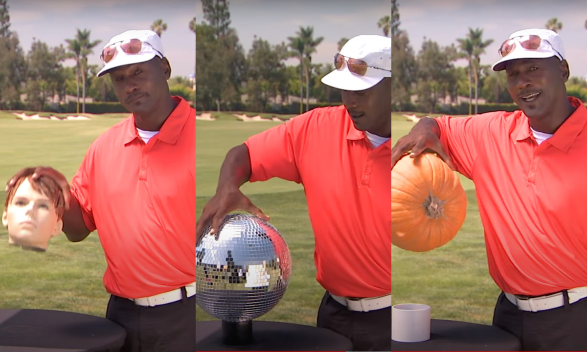 When Jimmy Kimmel Asked Whether Michael Jordan Could Palm Different Objects: A Mannequin Head, A Disco Ball, And A Pumpkin