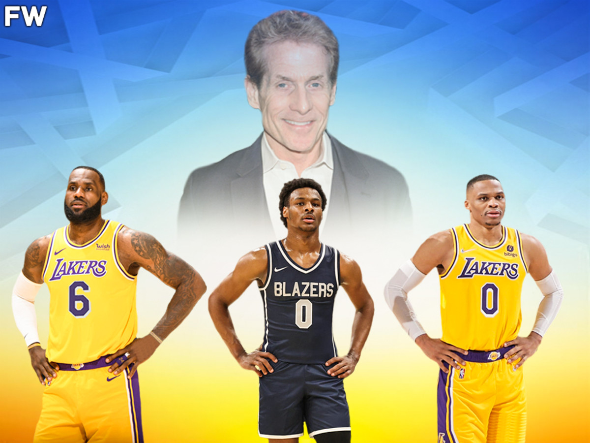 Skip Bayless Says He Read That Russell Westbrook Is Bronny James' Favorite Player And That Could Be A Reason Why LeBron James Wanted Him Instead Of Buddy Hield