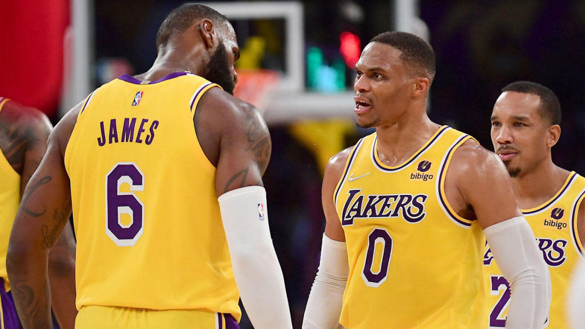 LeBron James Doesn't Want To Reveal His Private Conversation With Russell Westbrook: "I Just Hate That We're All Here Right Now And It Kind Of Hasn't Worked Out That Way Two-Thirds Through The Season."