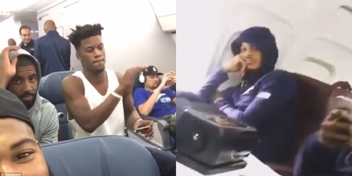 Kyrie Irving And Jimmy Butler Were Singing 'A Thousand Miles' On The Team USA Jet While Carmelo Anthony Was Trying To Sleep