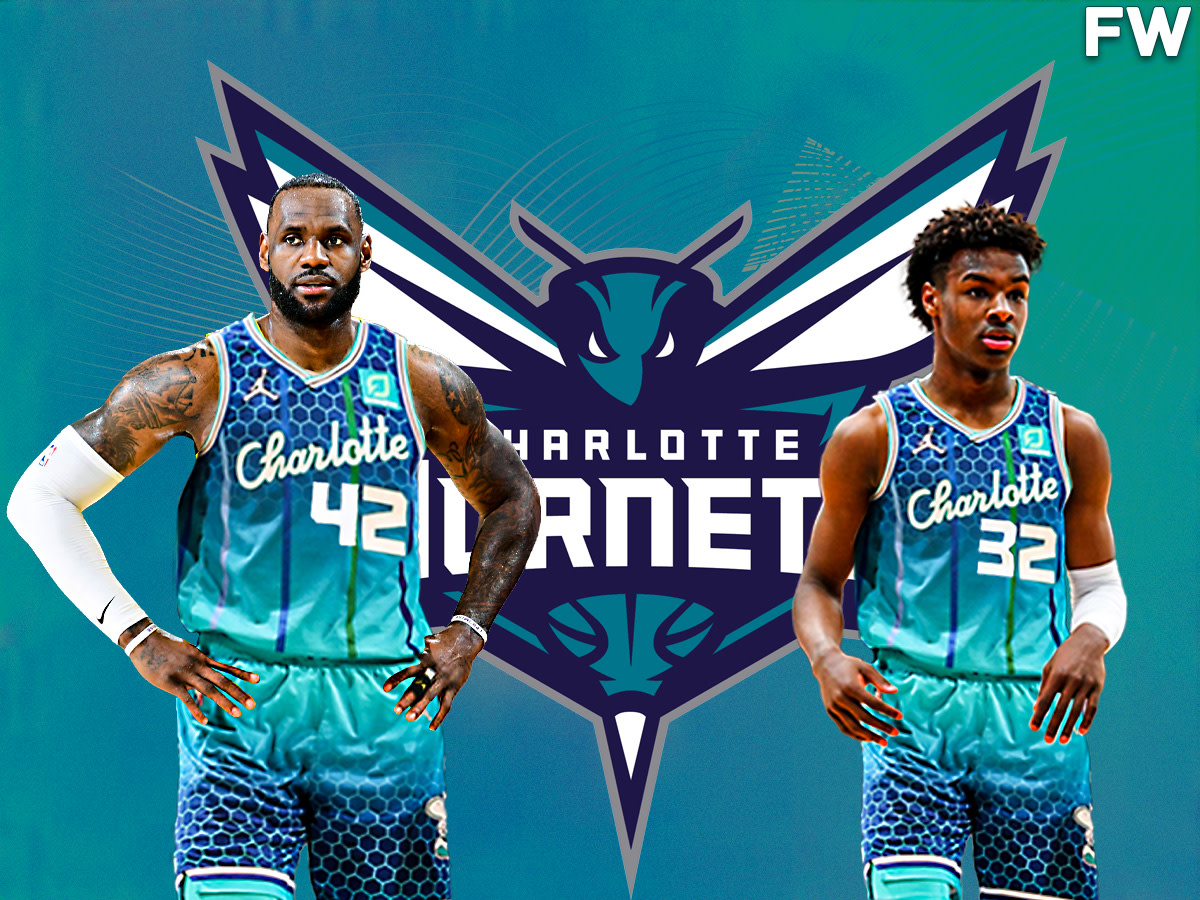 Charlotte Hornets LeBron James And Bronny James