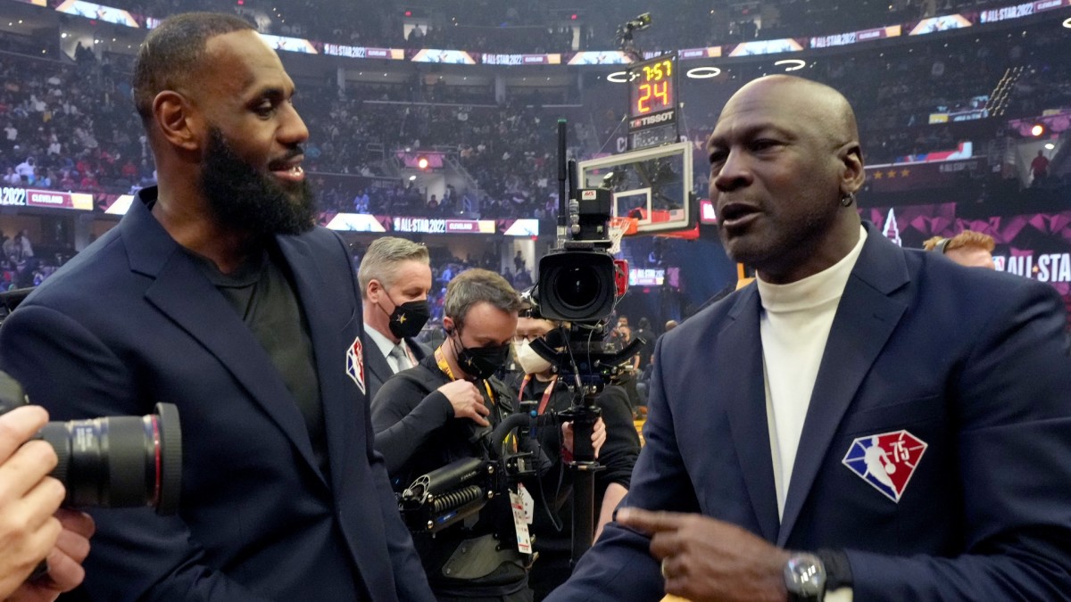 The Best Photos Of Michael Jordan At The 2022 NBA All-Star Game: "The Real GOAT"