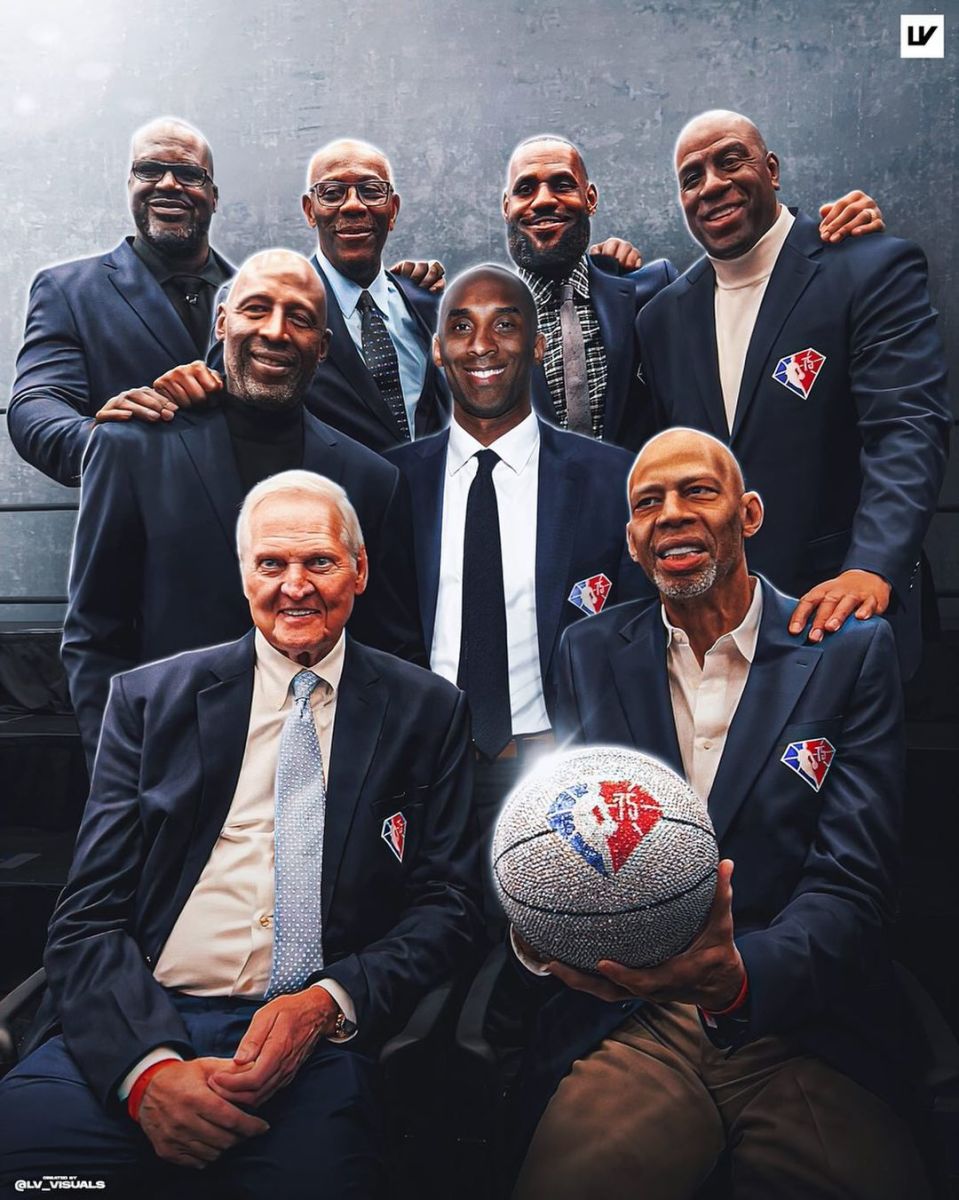NBA Fan Photoshopped Kobe Bryant Into The Lakers' NBA 75 Players Picture: "It Would Have Been Amazing To See Kobe Bryant With All Of Those Legends At NBA 75!"