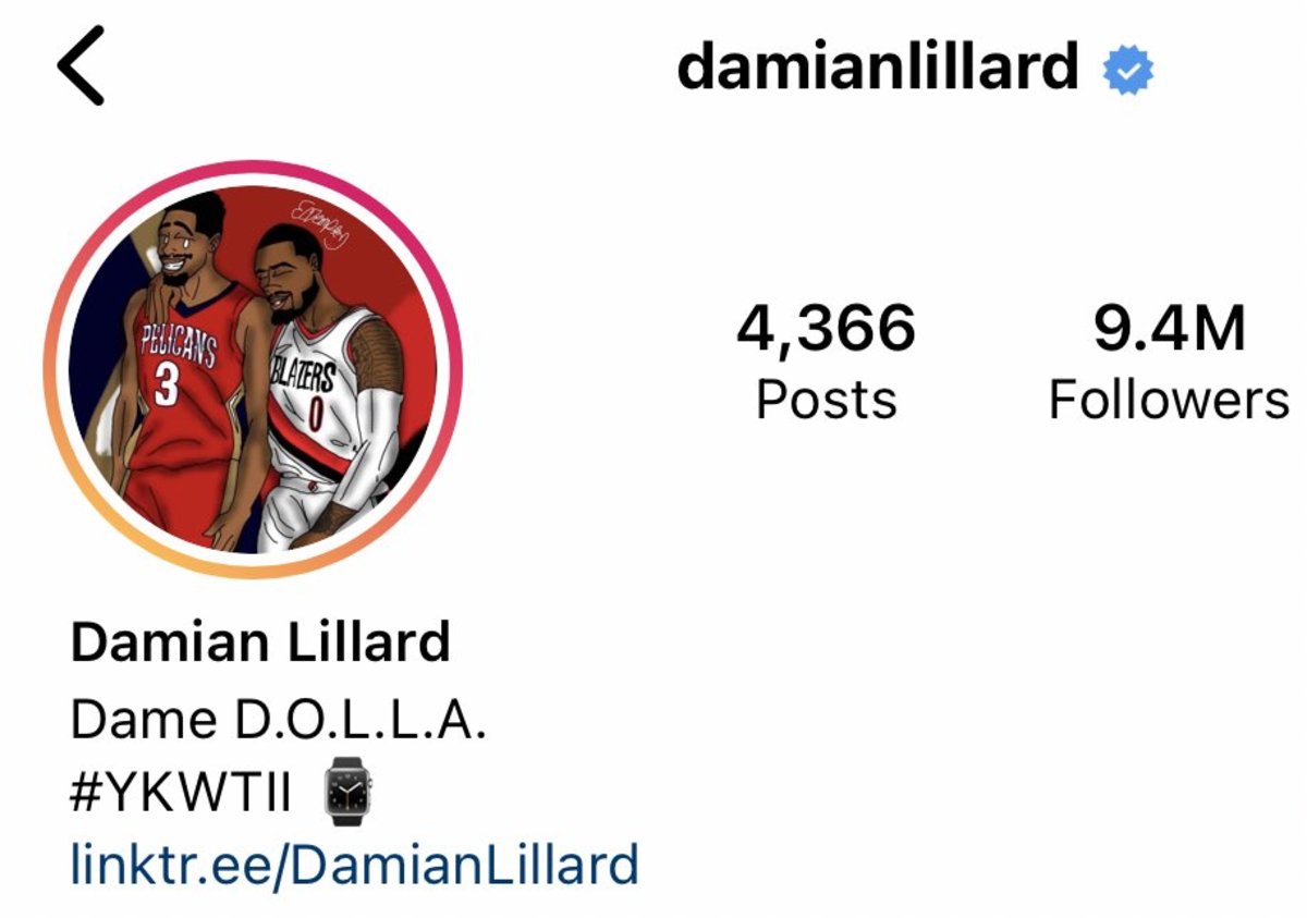 Damian Lillard Instagram
