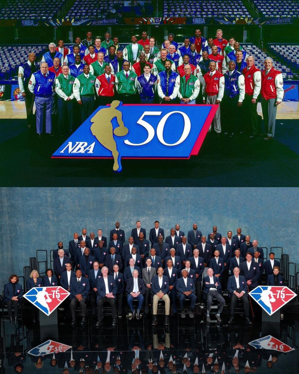 NBA Shares Amazing Photo Of NBA's Top 50 And NBA's Top 75: "To Another 25 Years!"