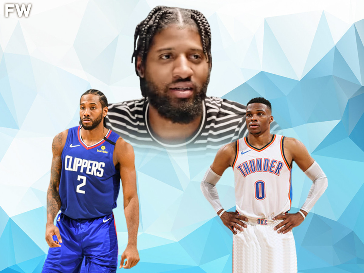 Paul George Forced To Either Pick Kawhi Leonard Or Russell Westbrook Or Drink Cricket Tea: "I'm Gonna Go With Kawhi."
